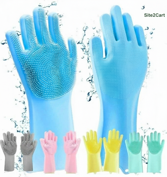 Silicone Dishwashing Hand Gloves