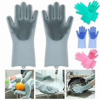 Silicone Dishwashing Hand Gloves